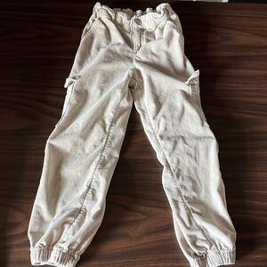 Abercrombie kids adjustable Waist Cream Pants